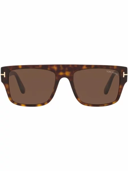 Ochelari de soare pătrați Tom Ford Eyewear verde