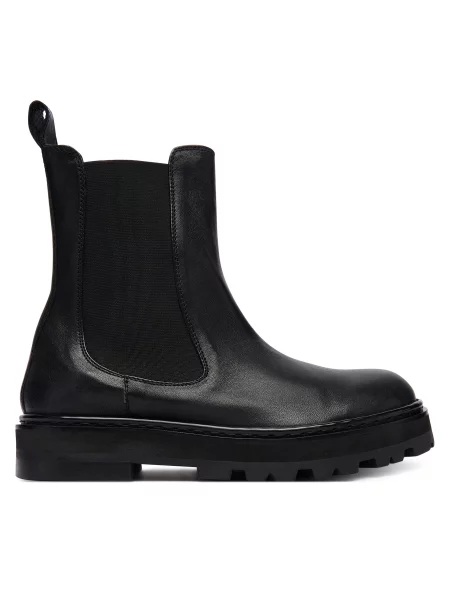 Gležnjarji Chelsea Patrizia Pepe črna