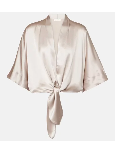 Satynowy top The Sei beżowy