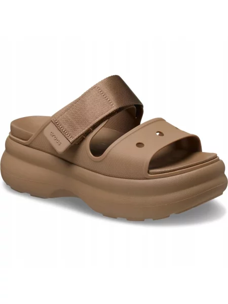Sandały Dla Kobiet Crocs Soho Two Strap Sandal brązowe