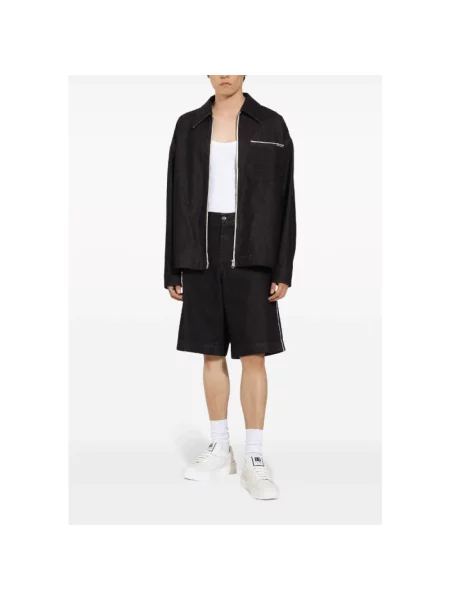 Szorty Dolce And Gabbana z logo czarne