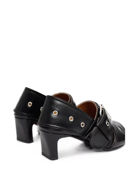Papuci tip mules Our Legacy cu cataramă negru