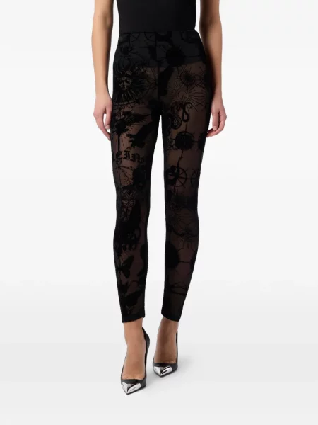 Клинове Philipp Plein бродирани черно