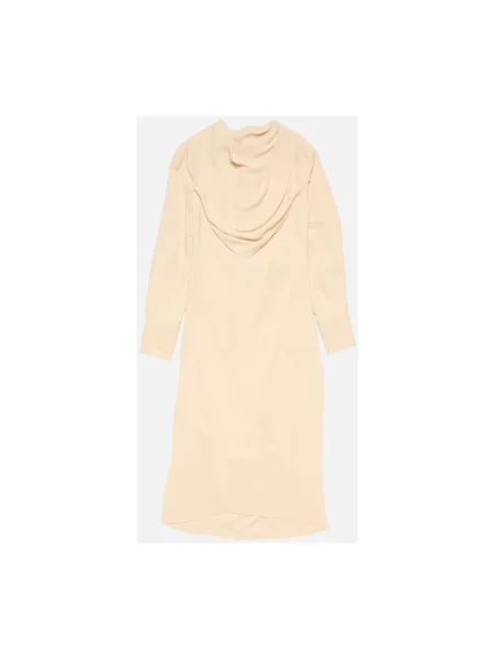 Sukienka Acne Studios beżowa