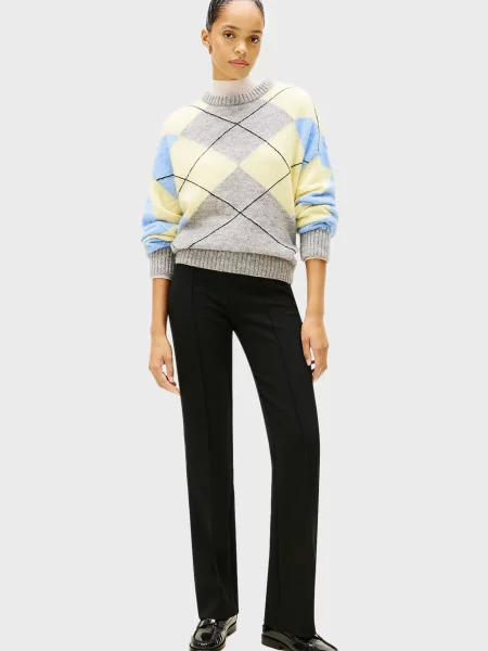 Брюки Tommy Hilfiger клеш черные