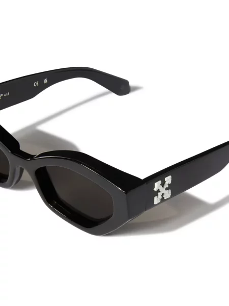 Ochelari de soare Off-white Eyewear cu imprimeu geometric alb