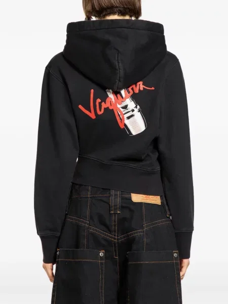 Bluza z kapturem Vaquera czarna