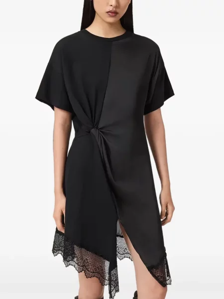 Rochie Allsaints din dantelă negru