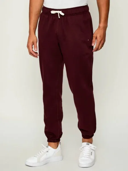 Tommy Hilfiger Pantaloni de trening Essential bordo