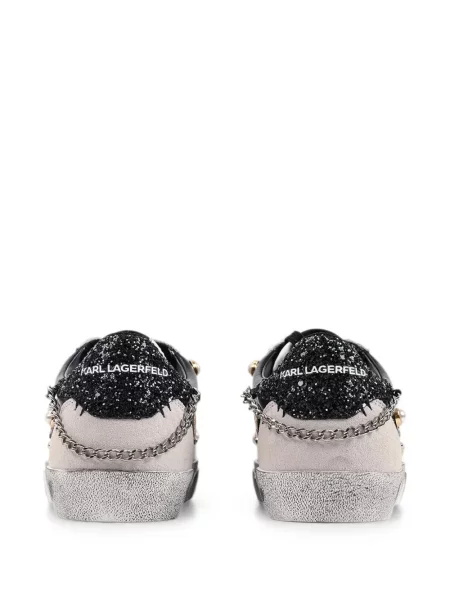 Sneakerși Karl Lagerfeld cu imagine negru