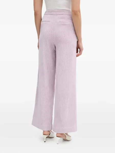 Pantaloni Benetton de catifea cord violet