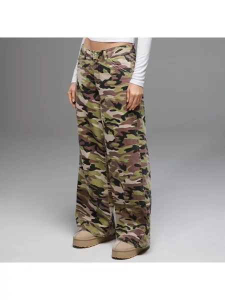 Брюки Cropp зеленые