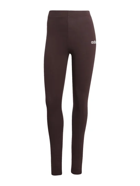 ADIDAS SPORTSWEAR Sportske hlače Essentials tamno smeđa bijela