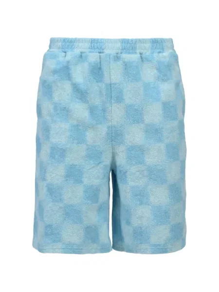 Pantaloni scurți Breath din material terry albastru