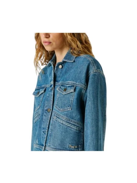 Kurtka jeansowa Pepe Jeans niebieska