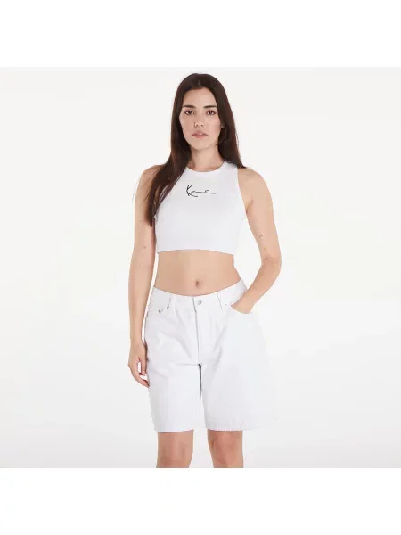 Mały top Karl Kani o krotszym kroju biały