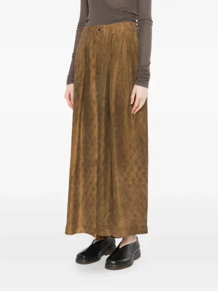 Pantaloni Uma Wang maro