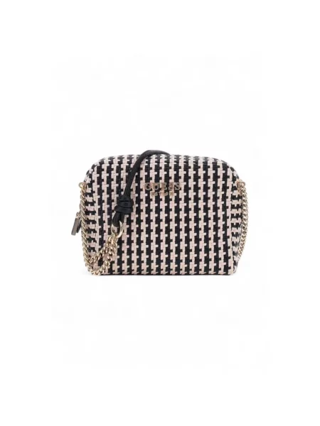 Torebka crossbody Guess skórzana czarna