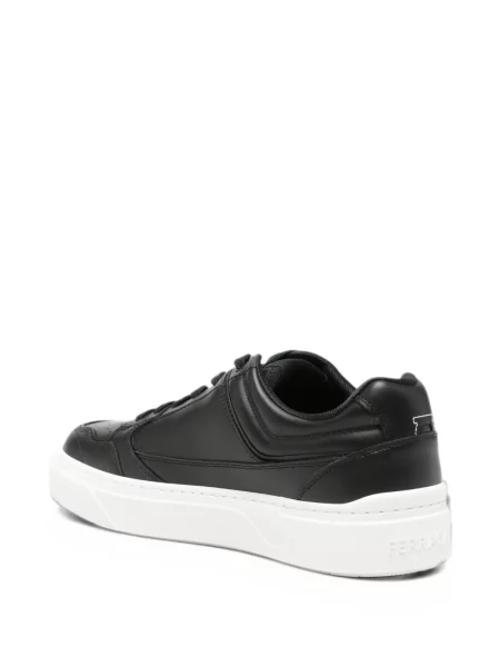Sneakerși Ferragamo din piele negru