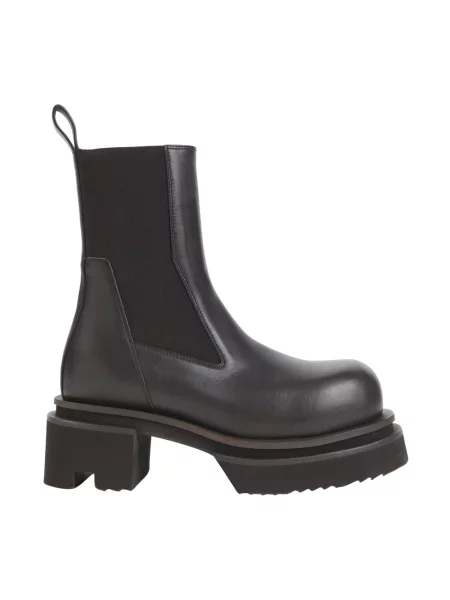 Botki Rick Owens skórzane czarne