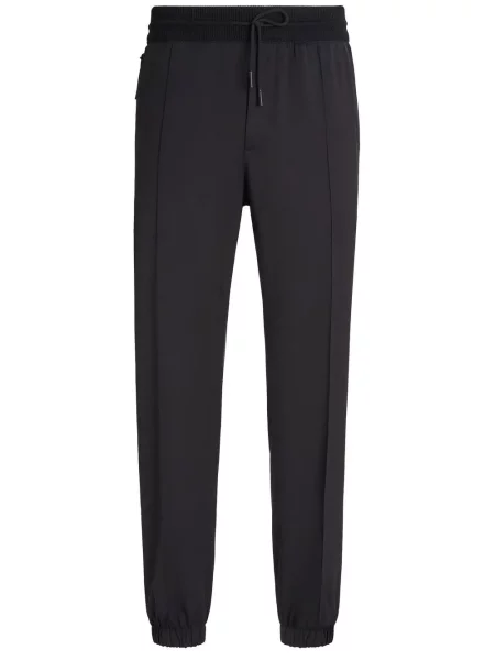 Pantaloni Zegna de lână negru