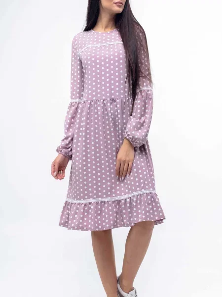 Сукня міді RiMari бузковий софтшел