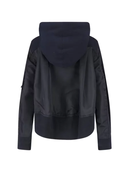 Hanorac cu glugă Sacai negru