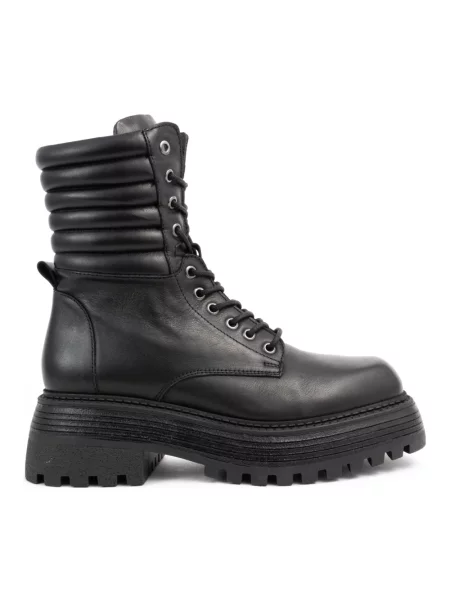 Buty do kostki Sergio Moretti skórzane czarne