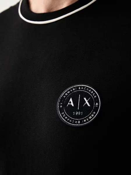 Armani Exchange férfi póló fekete