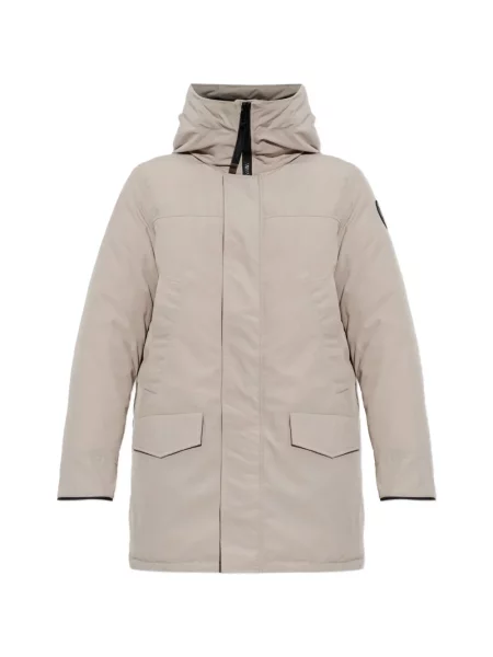 Geacă cu puf Canada Goose cu glugă gri