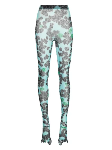 Leggings Natasha Zinko plasă verde