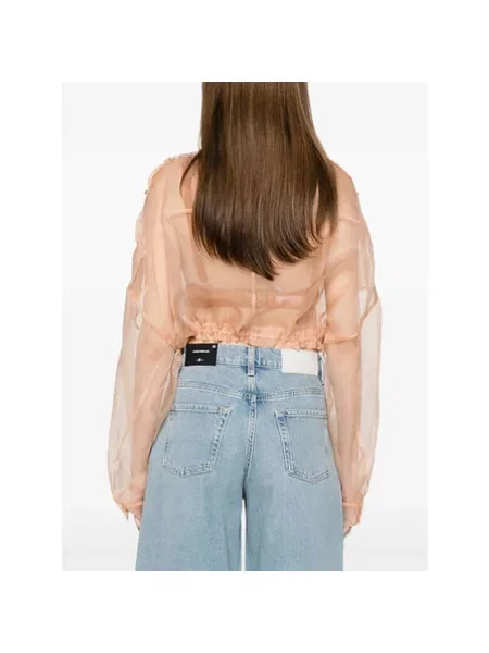 Lniana koszula Pinko różowa