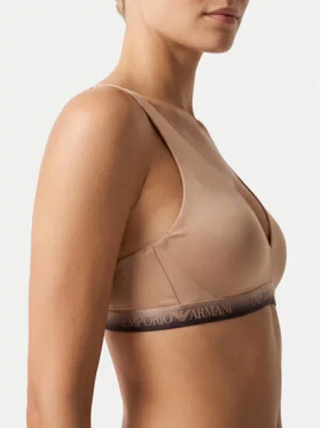 Emporio Armani Underwear Trikotni nedrček bež