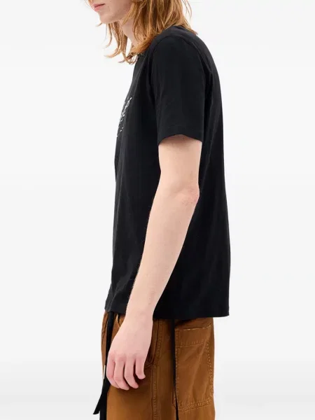 Tricou Ann Demeulemeester cu imagine negru