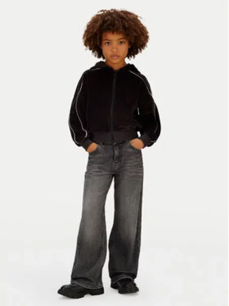 Calvin Klein Jeans Džemperis Velvet juoda