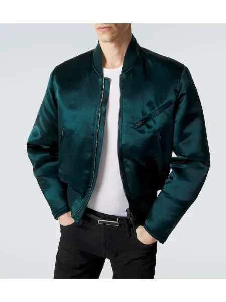 Tricou Tom Ford din jerseu alb