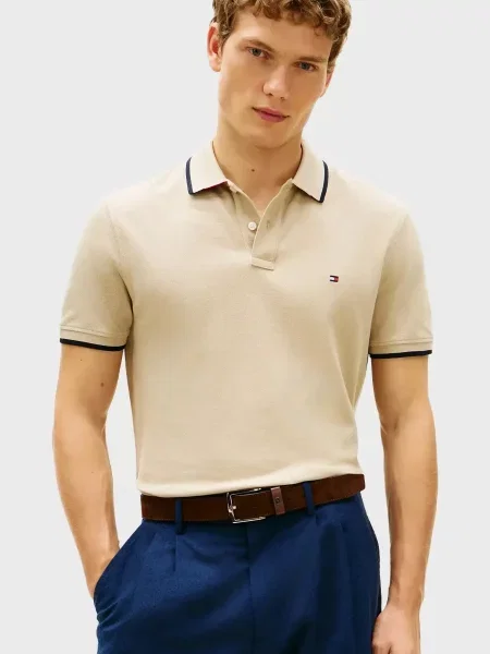 Поло Tommy Hilfiger бежеве