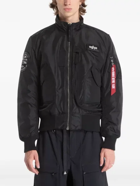 Geacă bomber Alpha Industries negru