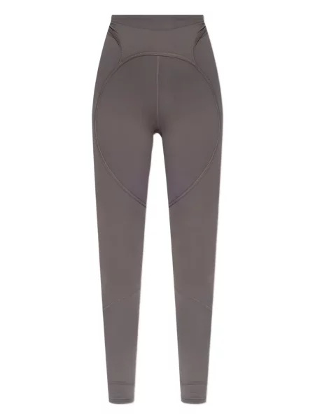 Leggings Adidas By Stella Mccartney cu motiv cu inimi gri