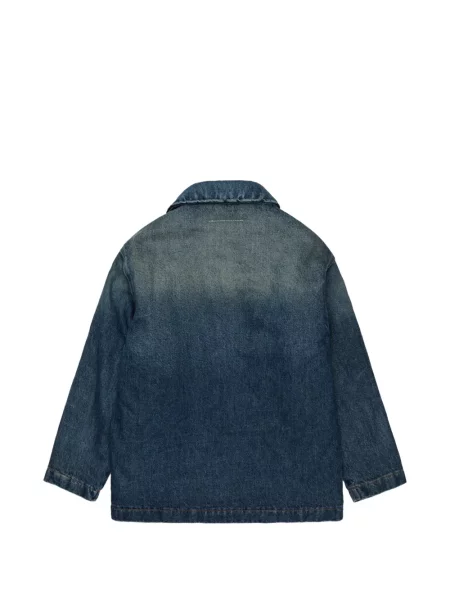 Dětska džínová bunda Mm6 Maison Margiela modrá