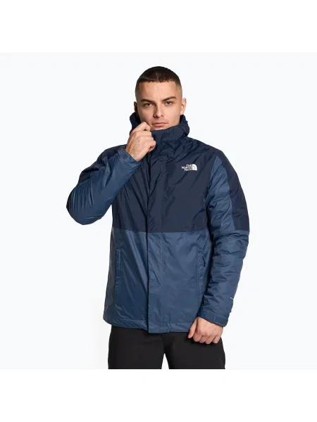 Мъжко пухено яке The North Face New Dryvent Down Triclimate shady blue/summit navy синьо