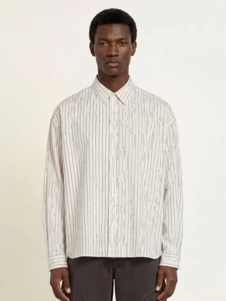 Represent Koszula Teared Comfort Fit weiss biała