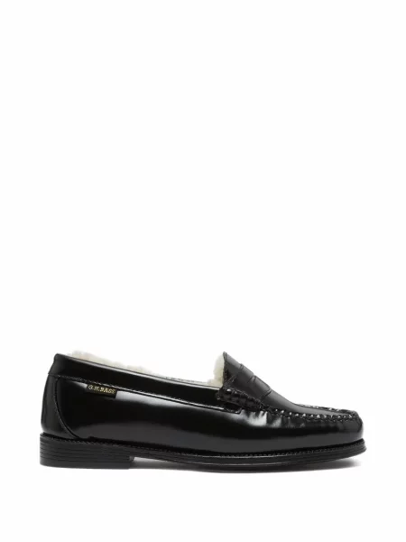 Pantofi loafer G.h.bass din piele de oaie negru