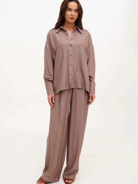 Сорочки Essme віскоза/поліамід коричневий