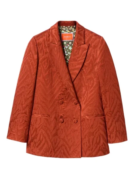 Kurtka La Doublej dwurzędowa czerwona