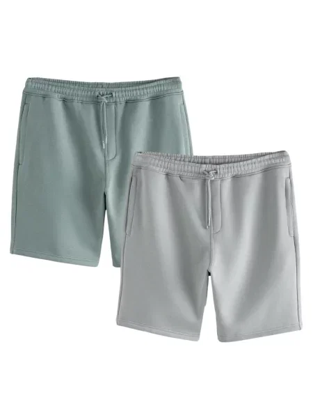 Next Kalhoty / pastelově zelená šedá