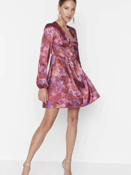 Rochie de seară Trendyol din satin