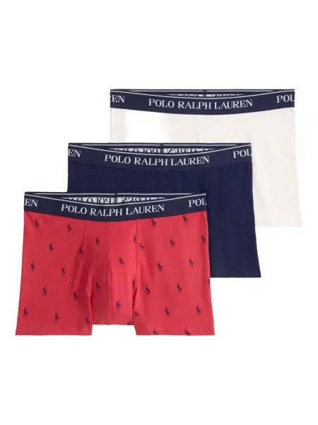 Briaunotas pusiau užtrauktukas zomšinės bokseriai Polo Ralph Lauren balta