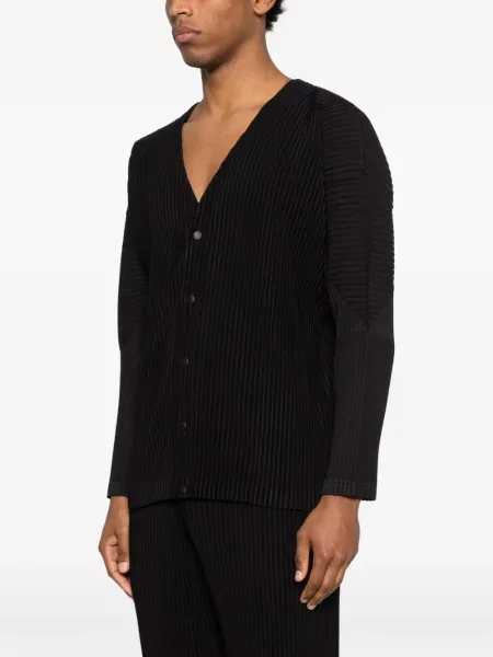 Πλισέ μπλούζα Homme Plissé Issey Miyake μαύρο