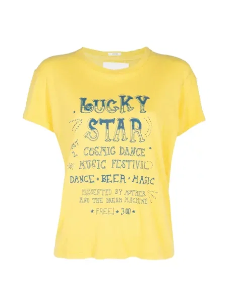 Tricou Mother cu imagine galben